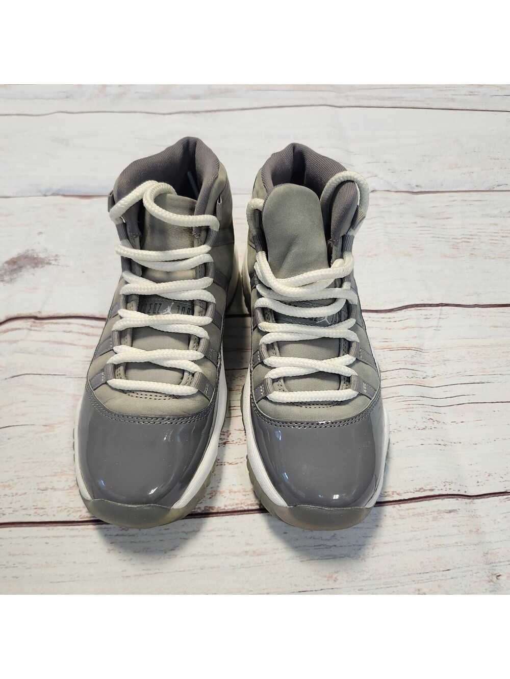Air Jordan 11 Retro Cool Grey Men’s Sneakers Boys Size Big Boy 4.5Y - Picture 2 of 14